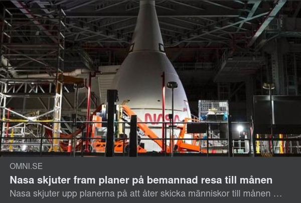 Uppskjutna Månlandningsplaner