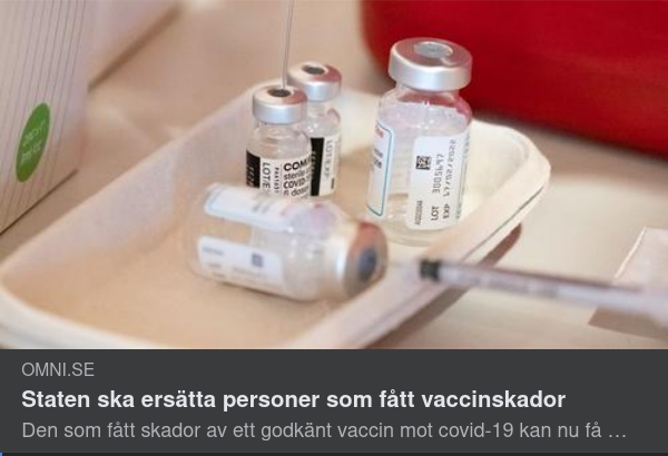Statlig Vaccinskadeersättning