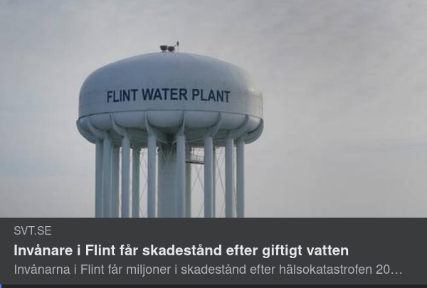 Vattenskadestånd I Flint