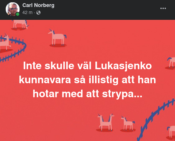 Illistigt Strypande Lukasjenko