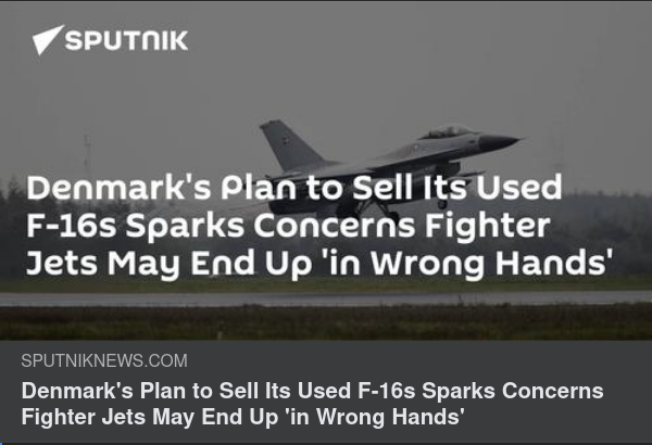 Danska F-16 Till Salu