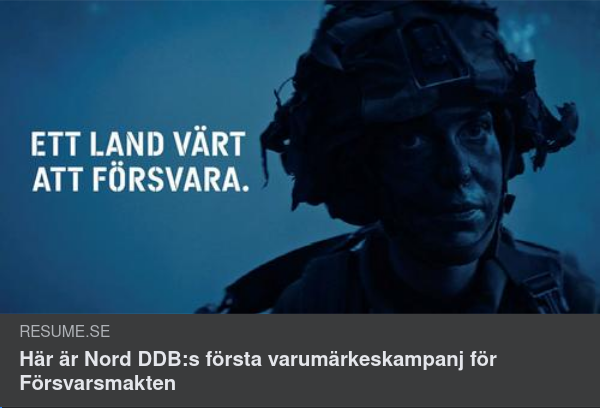 Militär Varumärkeskampanj