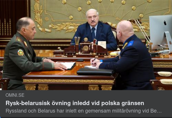 Ryssland & Belarus Övar Gemensamt