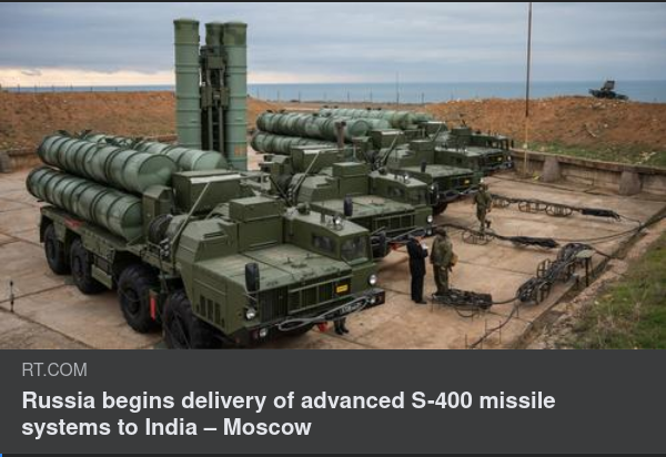 Ryssland Levererar S-400 Till Indien