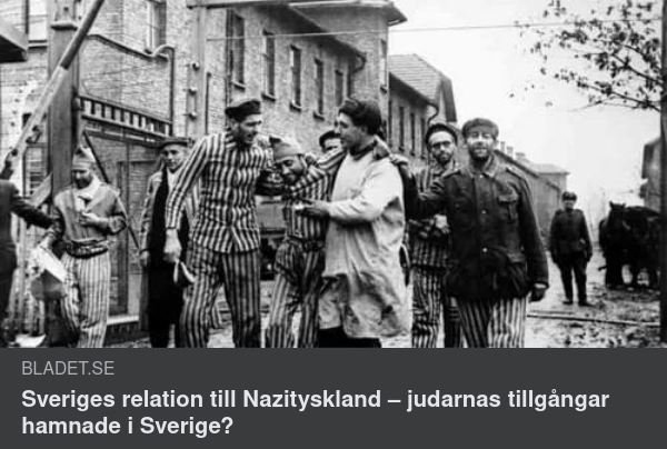 Sverige, Nazityskland & Judetillgångar