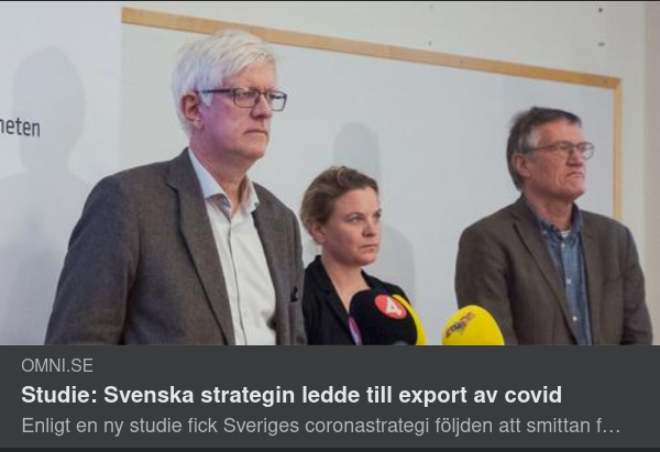 Svensk Covidexport