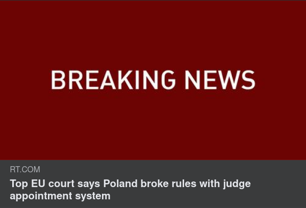 EU, Polen & Rättssystem