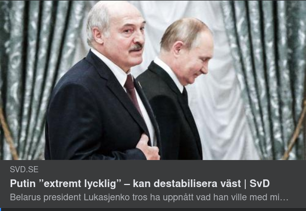 Extremt Lycklig Putin