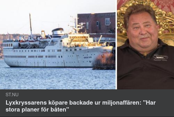 Lyxkryssarens köpare backade ur miljonaffären: "Har stora planer för båten"