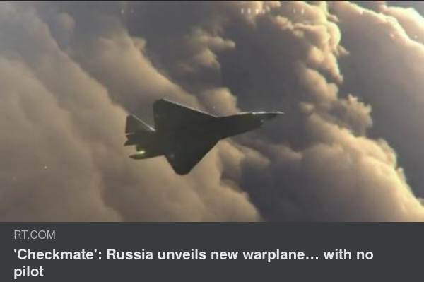 'Checkmate': Russia unveils new warplane… with no pilot