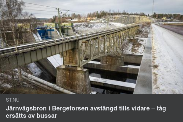 Stängd Järnvägsbro