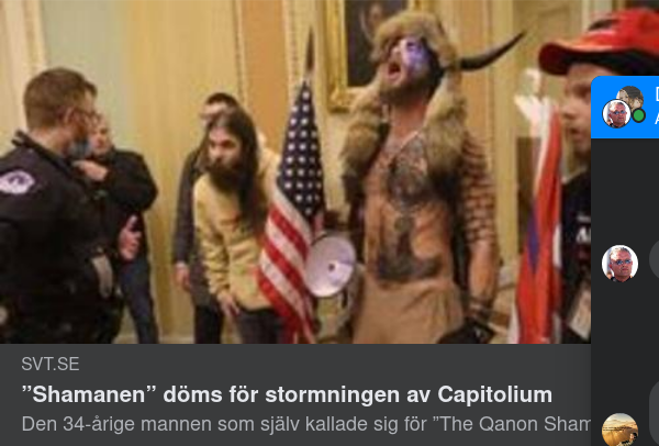 ”Shamanen” döms för stormningen av Capitolium