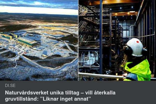 Vill Återkalla Gruvtillstånd