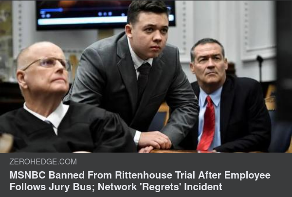 MSNBC Portade Från Rittenhouse-Rättegång