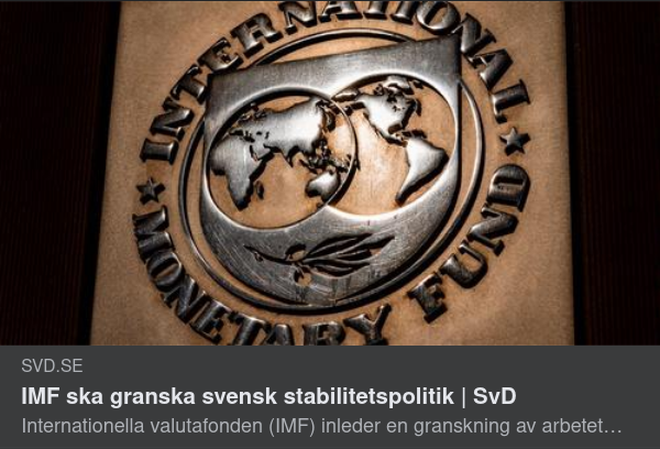 IMF & Sveriges Finansiella Stabilitet