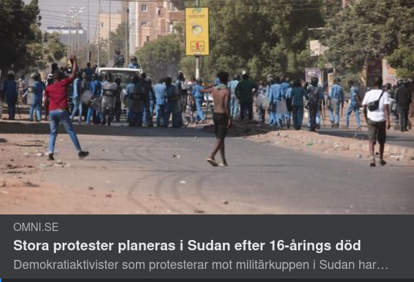 Protester I Sudan