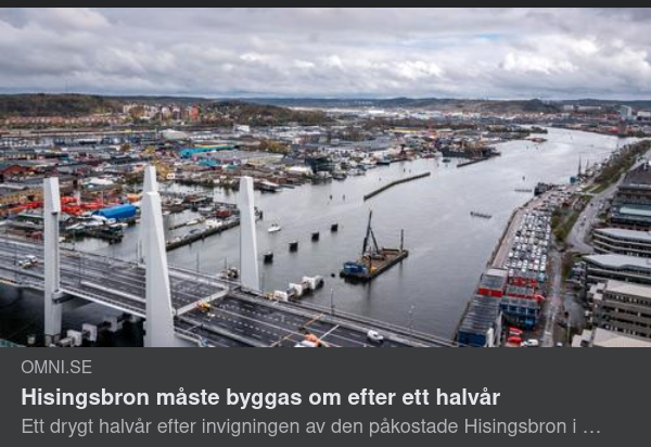 Ombyggnadsbehövande Hisingsbro
