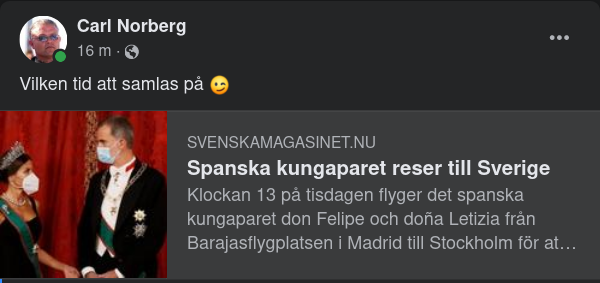 Spanska Kungaparet Till Sverige