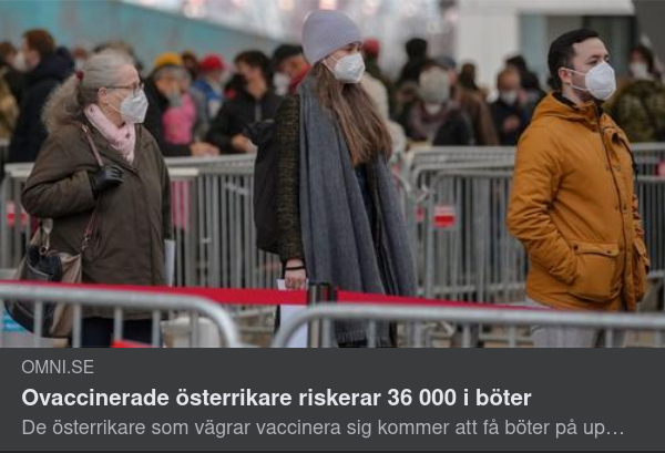 Österrikiska Böter För Ovaccinerade