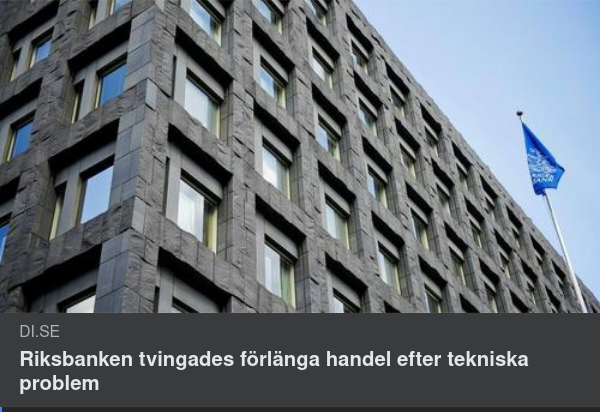 Ovanligt Tekniskt Problem Med RIX