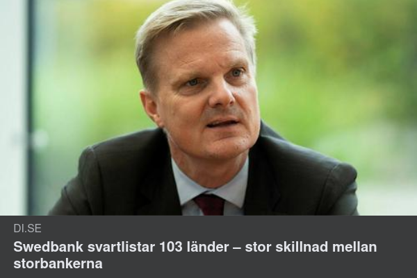 Svartlistade Swedbank Svartlistar