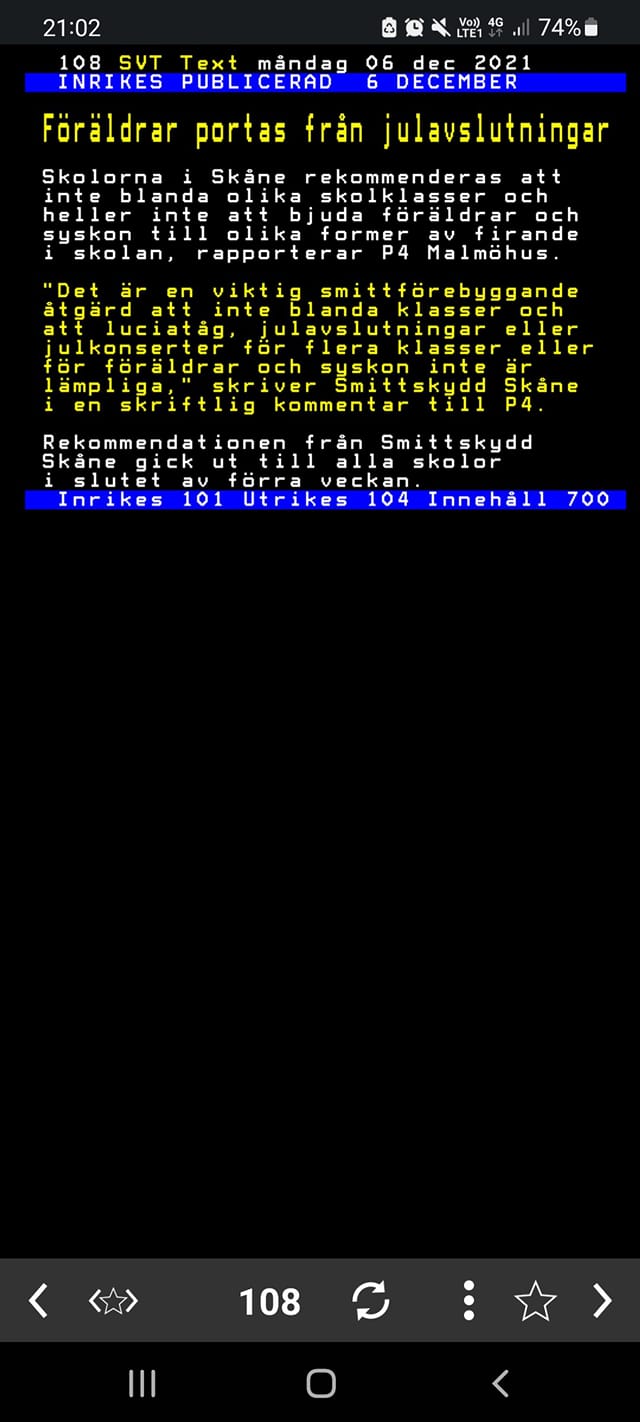 Smittförebyggande Julavslutningar