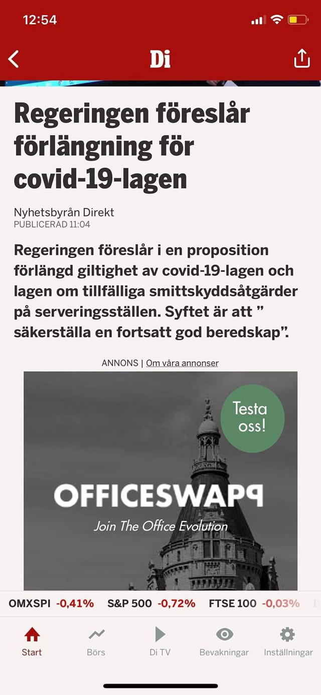 Föreslagen Förlängning