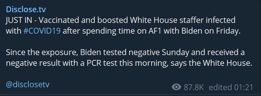 Covidioti I Vita Huset