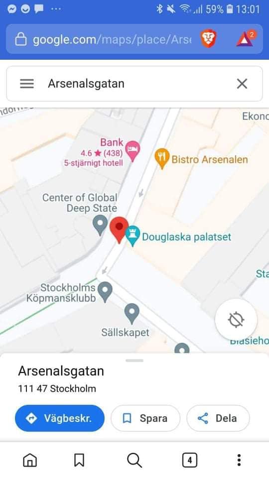 Djup Google Maps Humor