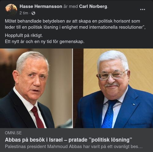 Abbas Besöker Israel