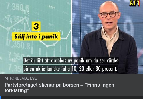 Magisk Patytajm På Svenska Börsen