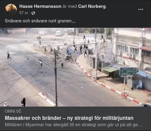 Allt Snävare I Myanmar