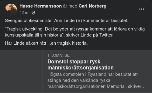 Tragisk Människorättsorganisatorisk Utveckling För Linde