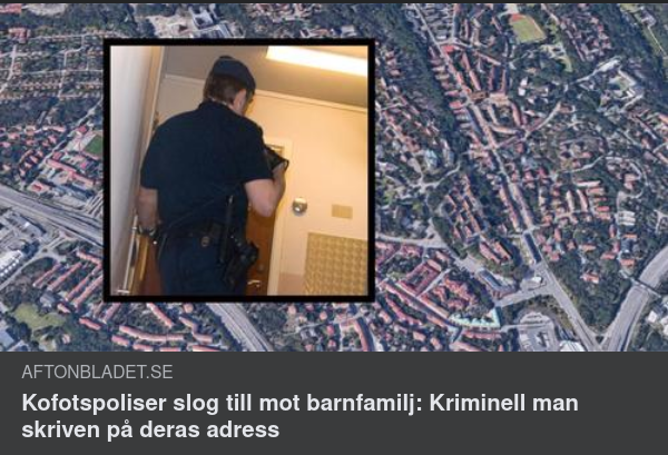 Kofotspoliser & Adresstrul