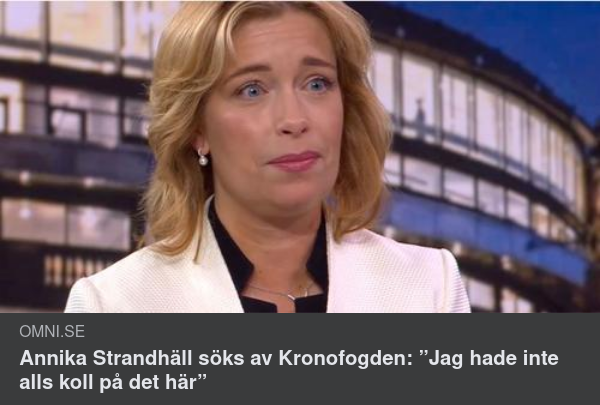 Kronofogden & Klimatministern