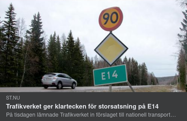 E14-Satsande Trafikverk
