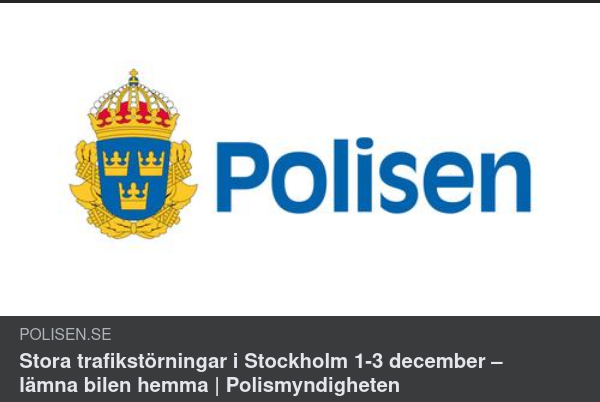 Trafikstört Stockholm