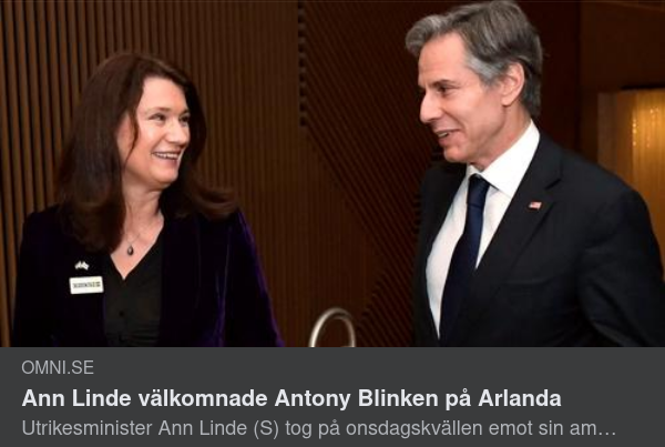 Linde Tar Emot Blinken