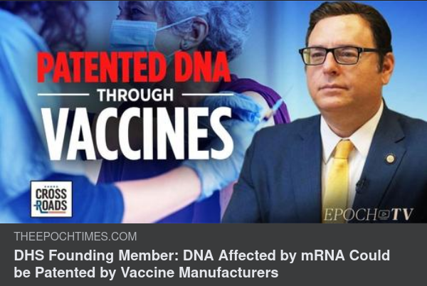 Vaccin, DNA & Patent