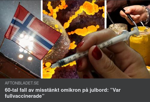 Fullvaxxade & Julbordssmittade