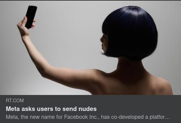 Meta Vill Ha Intimbilder