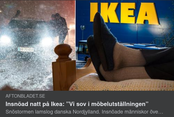 IKEA-Övernattning