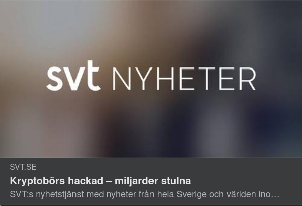 Hackad Kryptobörs