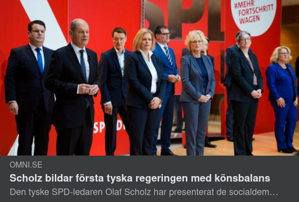 Könsbalanserat I Tyskland