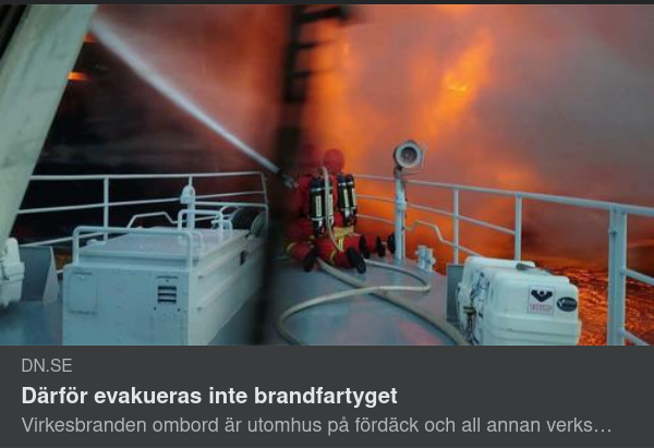 Oevakuerat Brandfartyg