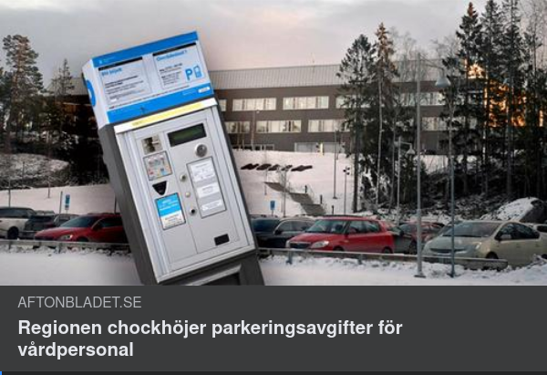 Stockholmska Vårdpersonalsparkeringsavgifter