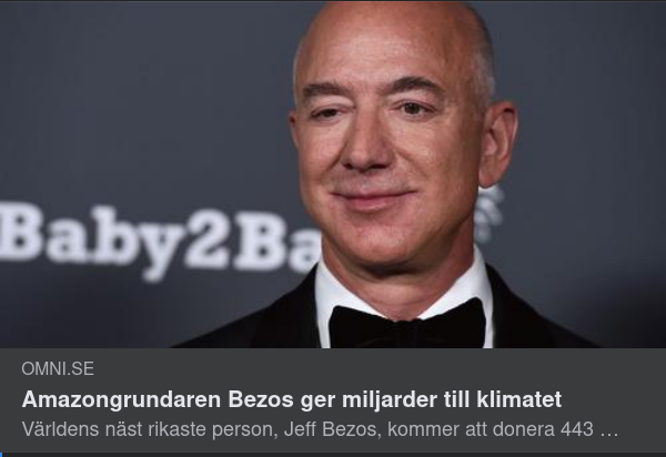Klimatfilantropisk Bezos