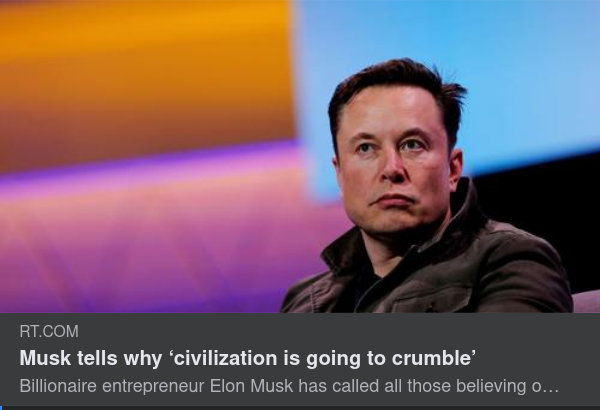 Musk & Befolkningssiffran