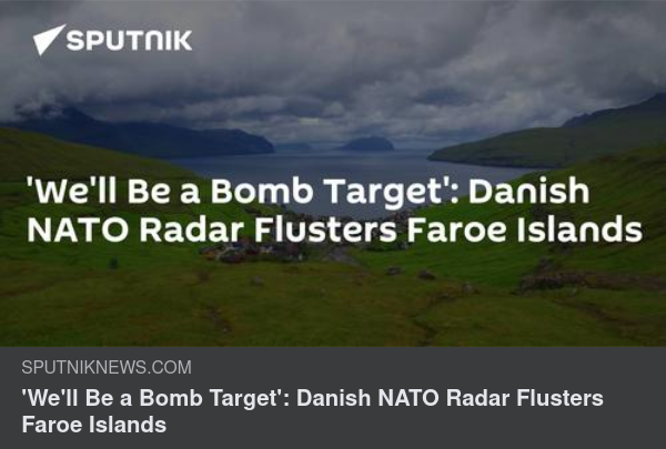 Färöarna Negativa Till NATO-Radar
