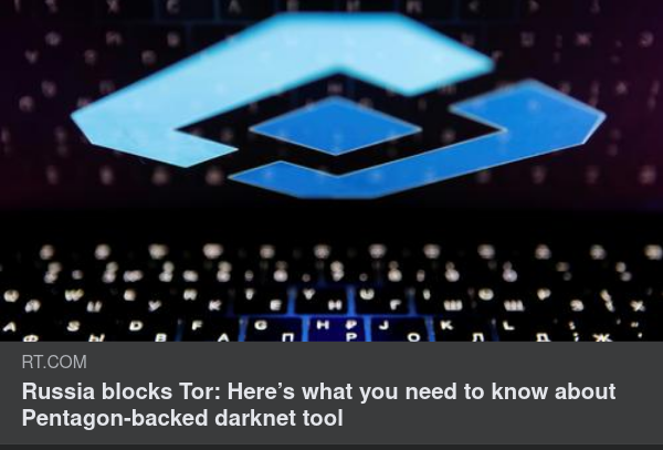 Ryssland Blockerar Tor